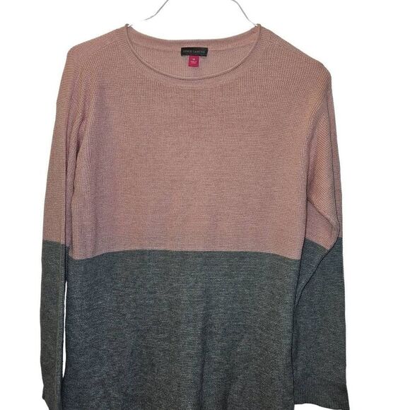 Vince Camuto Color Block Sweater Long Sleeve Size L - Picture 1 of 10